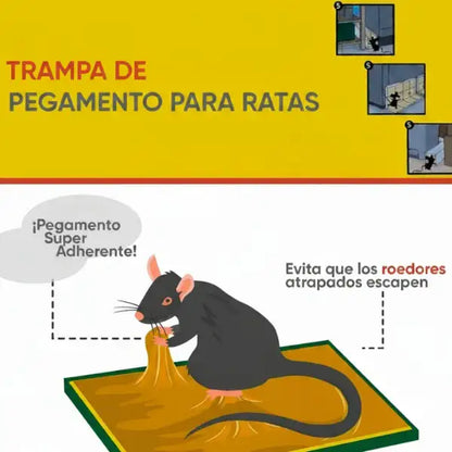 RatControl® - Trampa De Pegamento Para Ratas
