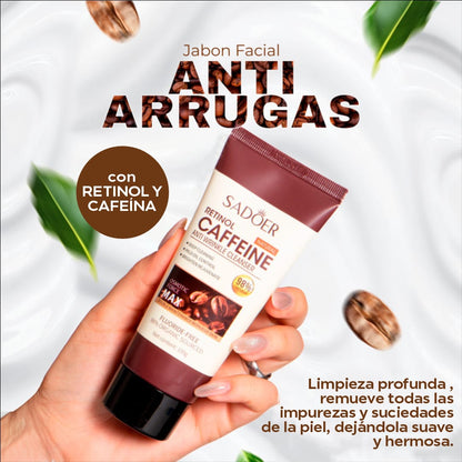 Cafetinol Jabón con Café y Retinol: Rejuvenece, Limpia & Repara