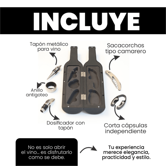 Set Premium de Accesorios para Vino